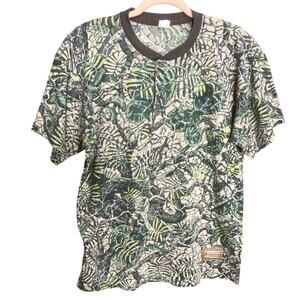 Brush Country Camouflage Men’s Short Sleeve Camo Tee Hunting Sz L Hunt Outdoor